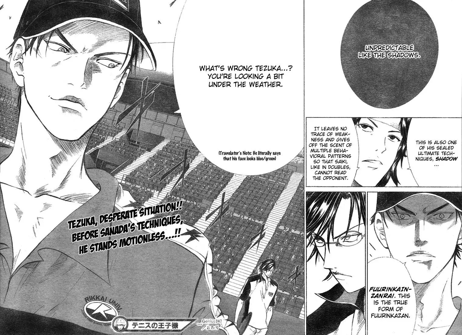 Prince of Tennis Chapter 347 12